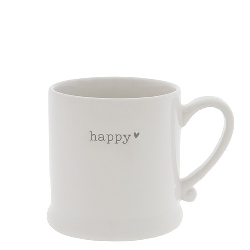 Tasse hoch "Happy mit Herz" - Bastion Collections